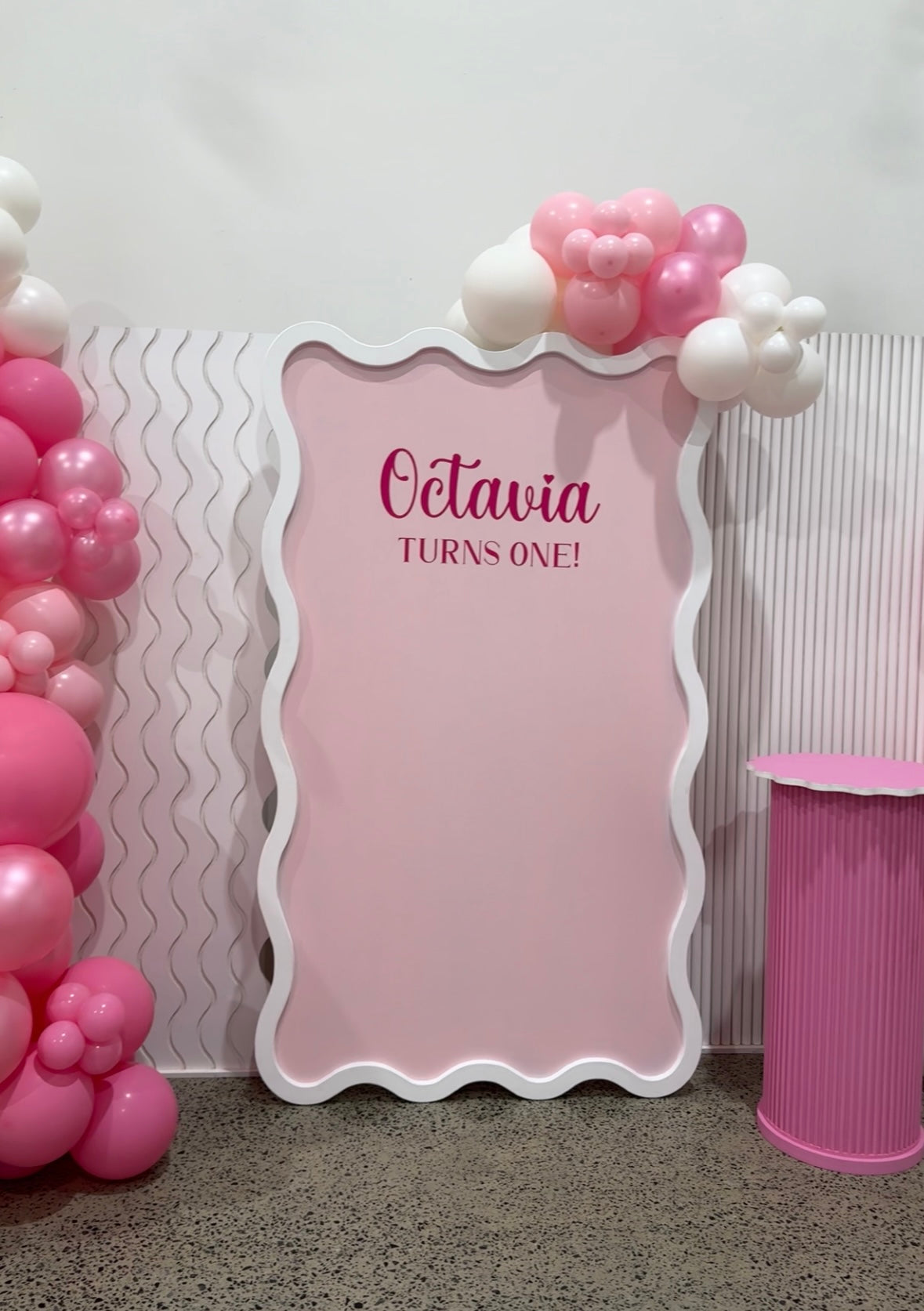 Wavy Framed Backdrop