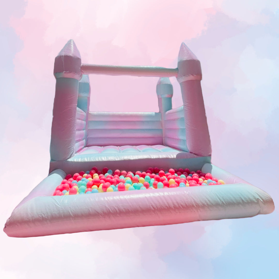 Cotton Candy Tie-Dye Castle