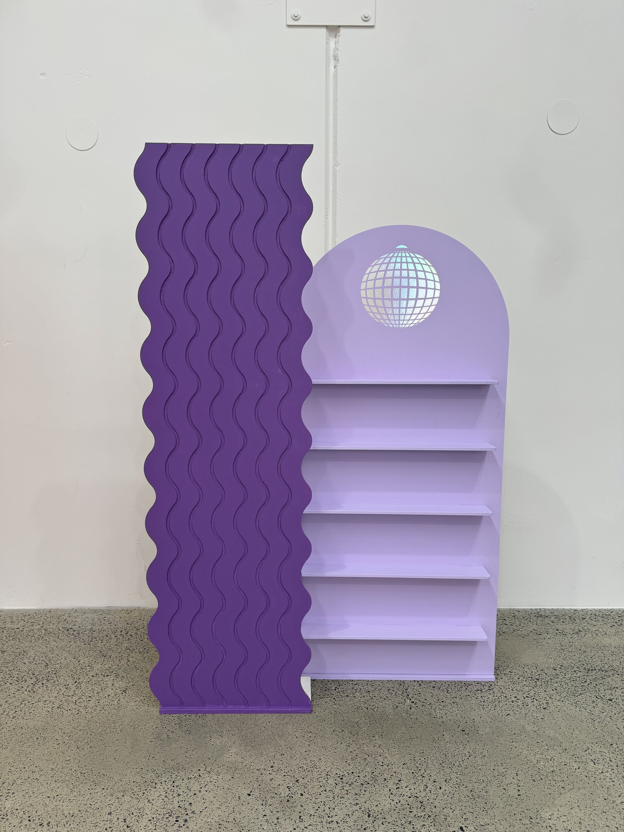 Wavy Backdrop & Favour Wall Package
