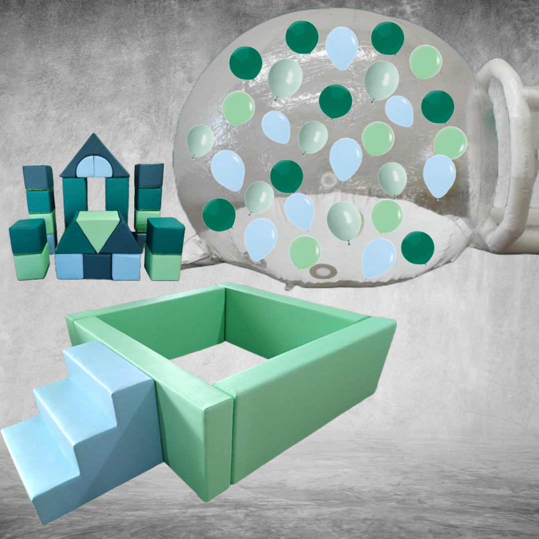 Seafoam and Sky Bubble House Package 1