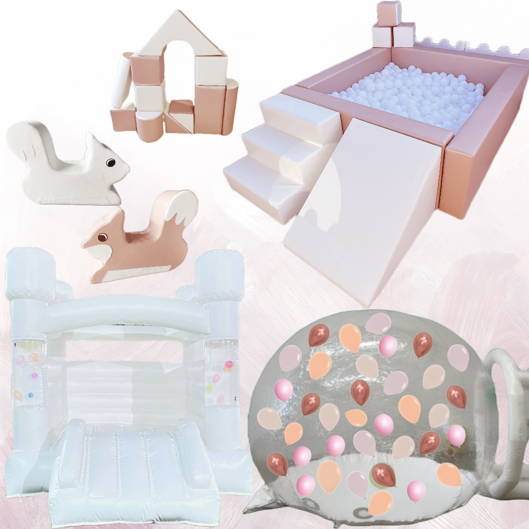 Rosé Shimmer Bubble House Package 3