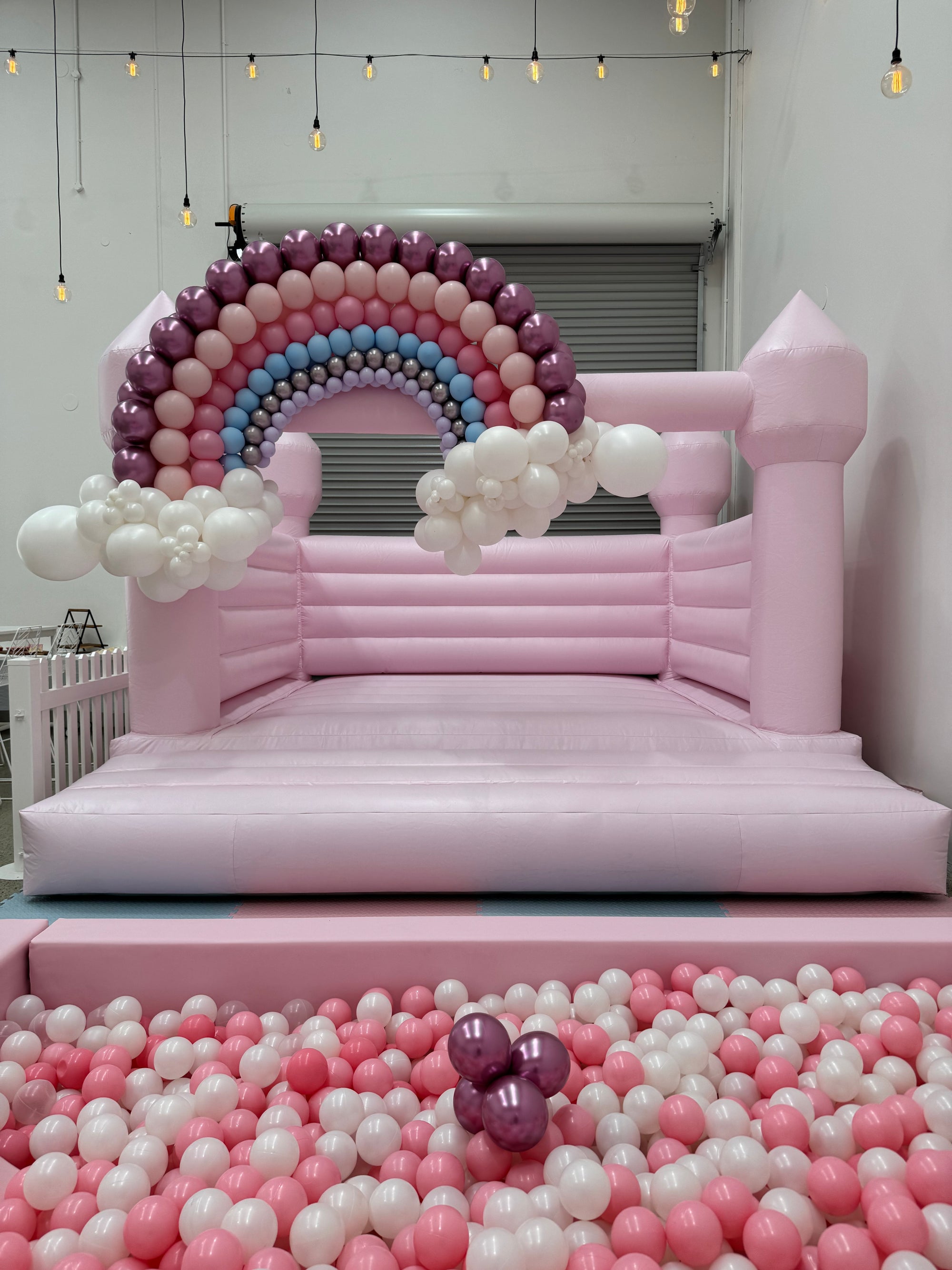 Rainbow Balloon Garland