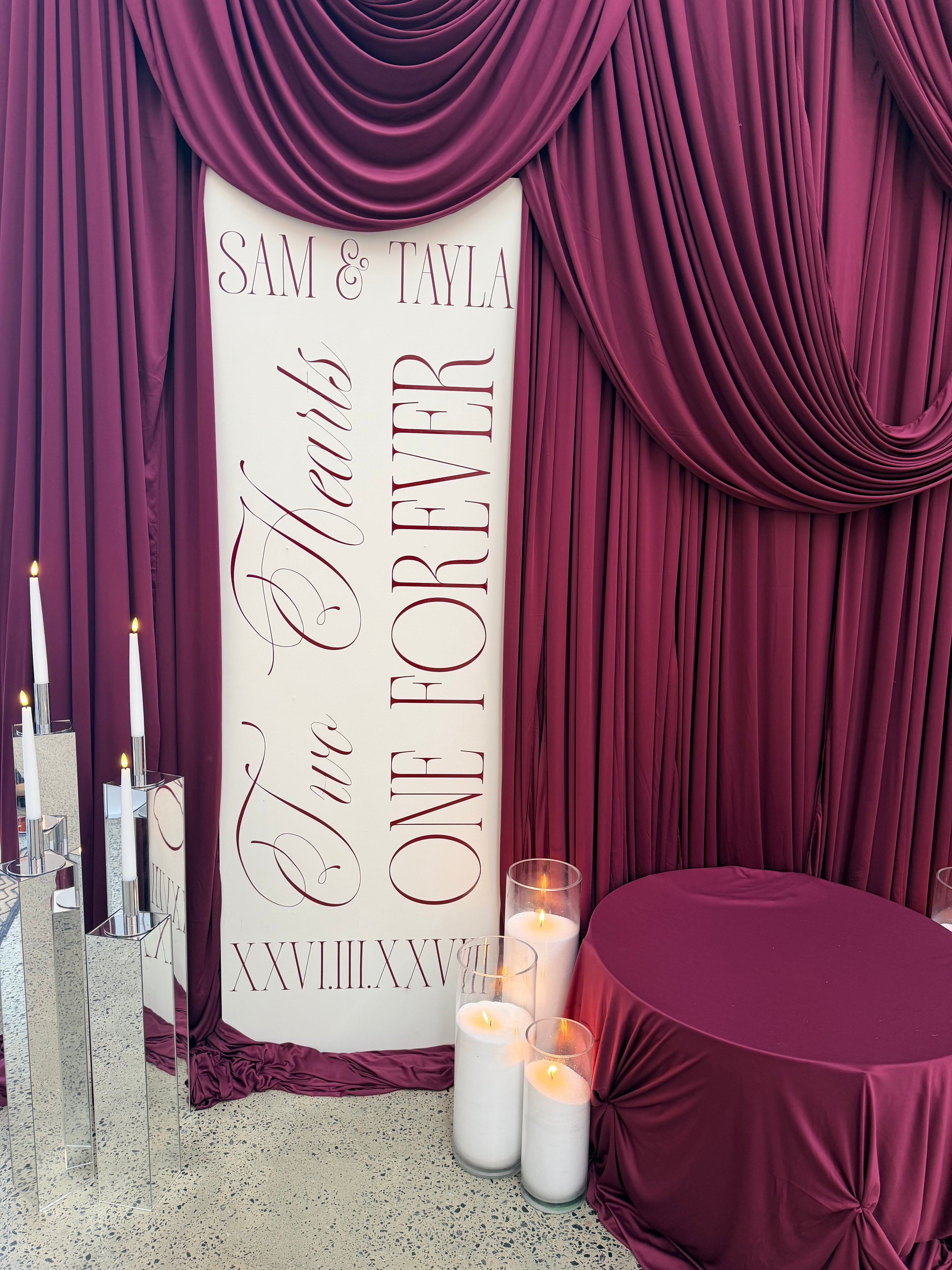 Signature Draping Installations