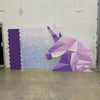 Giant Geometric Unicorn Standee