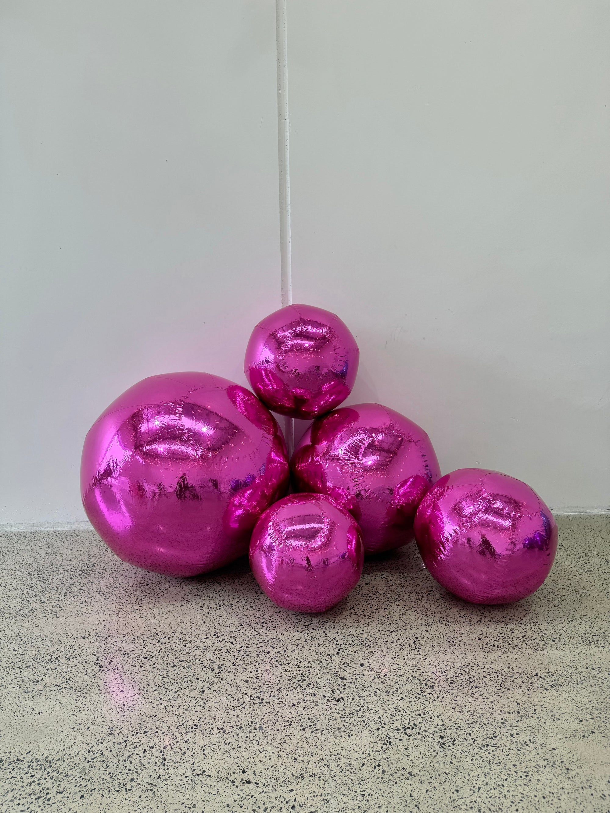 Hot Pink Shiny Balls