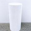 White Ripple Plinth - Removable Table Top