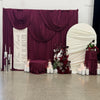 Layered Draped Backdrop Installation